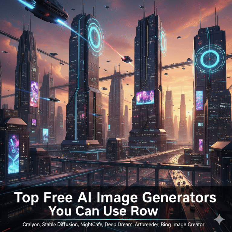 Top Free AI Image Generators You Can Use Right Now