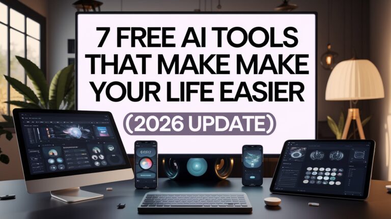 7 Free AI Tools That Make Your Life Easier (2026 Update)